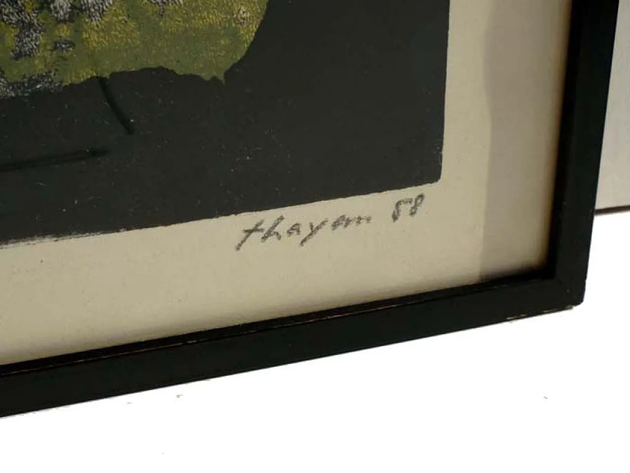 Stampa di serigrafia, arte astratta, anni '50 4