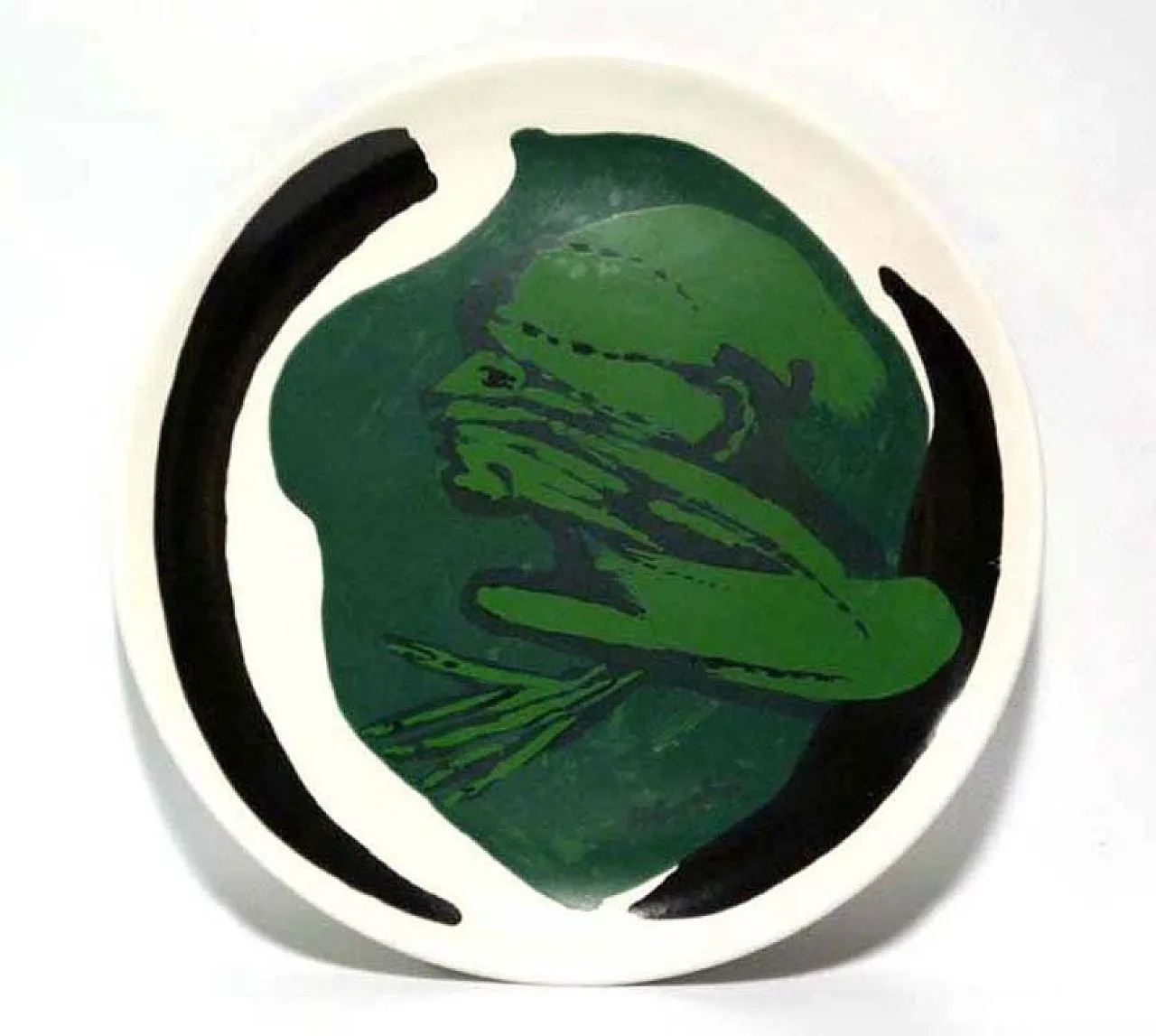 Piatto di Remo Brindisi per Centro D'Arte Mercurio, anni '70 1
