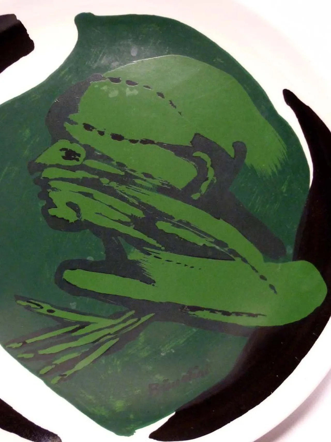 Piatto di Remo Brindisi per Centro D'Arte Mercurio, anni '70 3