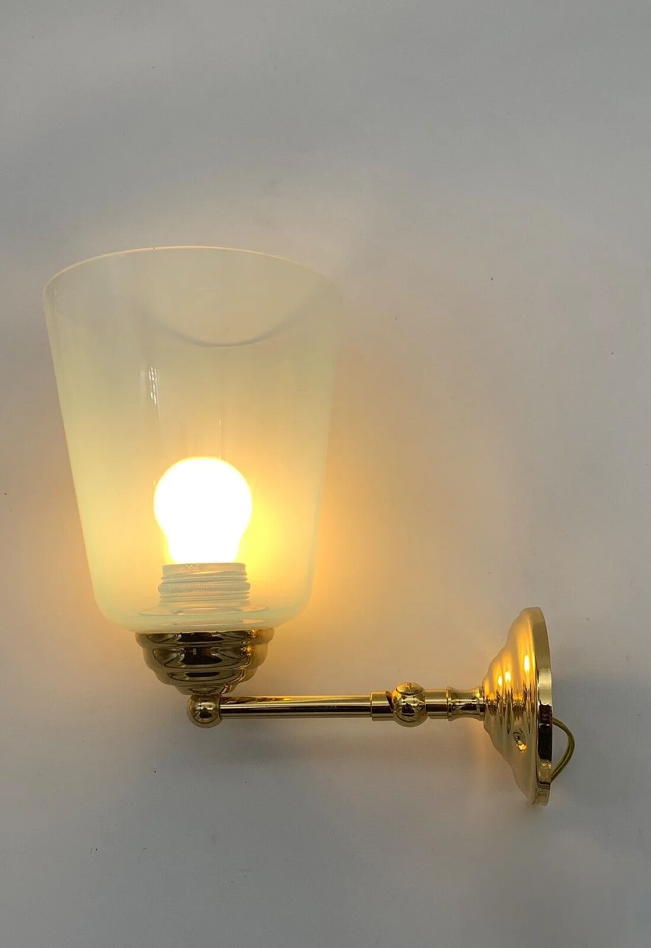 Coppia di applique di Seguso in vetro soffiato di Murano, fine '900 3