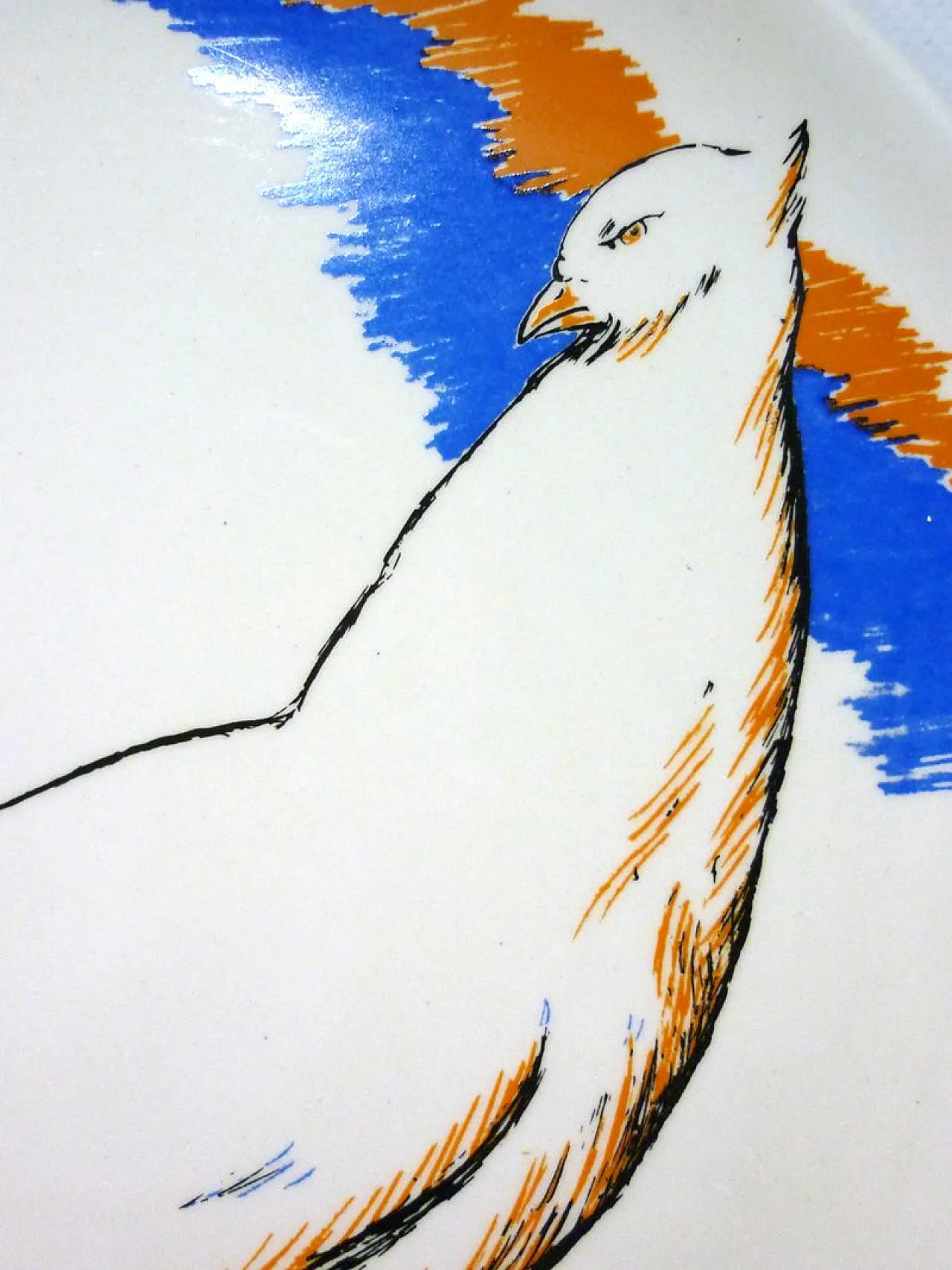 Piatto di Domenico Purificato per Centro D'Arte Mercurio, anni '70 2