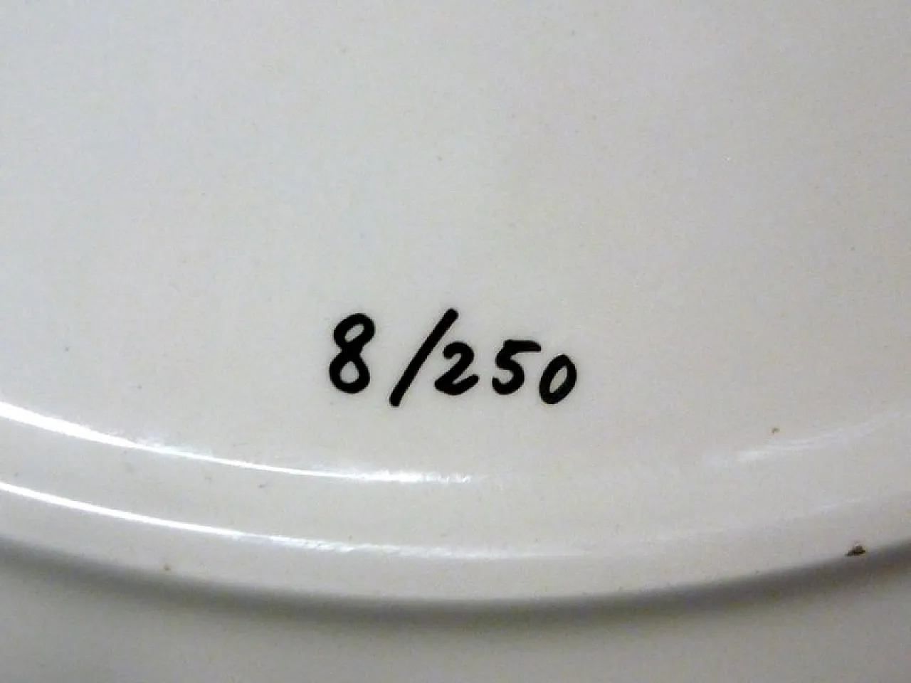 Piatto di Domenico Purificato per Centro D'Arte Mercurio, anni '70 4