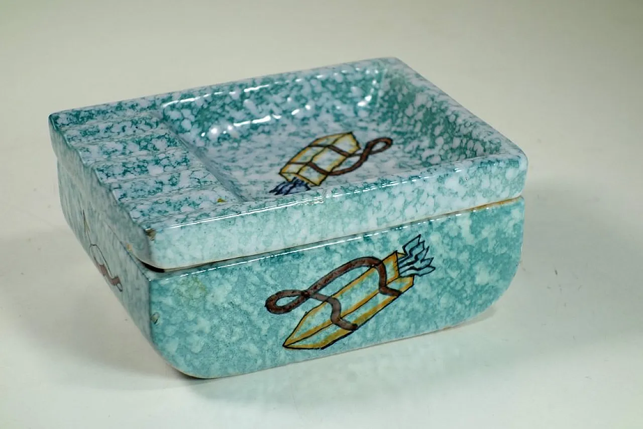 Posacenere in ceramica di Nino Strada per CIMA Perugia, anni '30 1