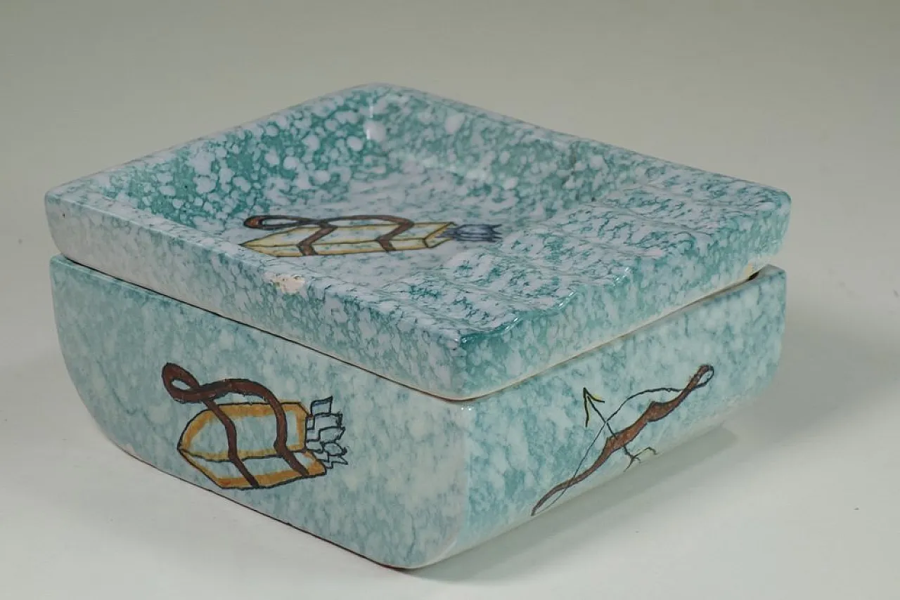 Posacenere in ceramica di Nino Strada per CIMA Perugia, anni '30 2