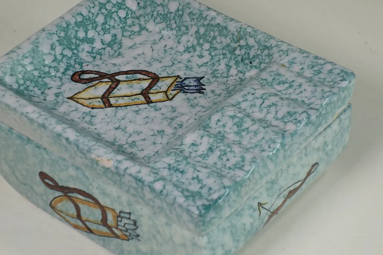 Posacenere in ceramica di Nino Strada per CIMA Perugia, anni '30 4