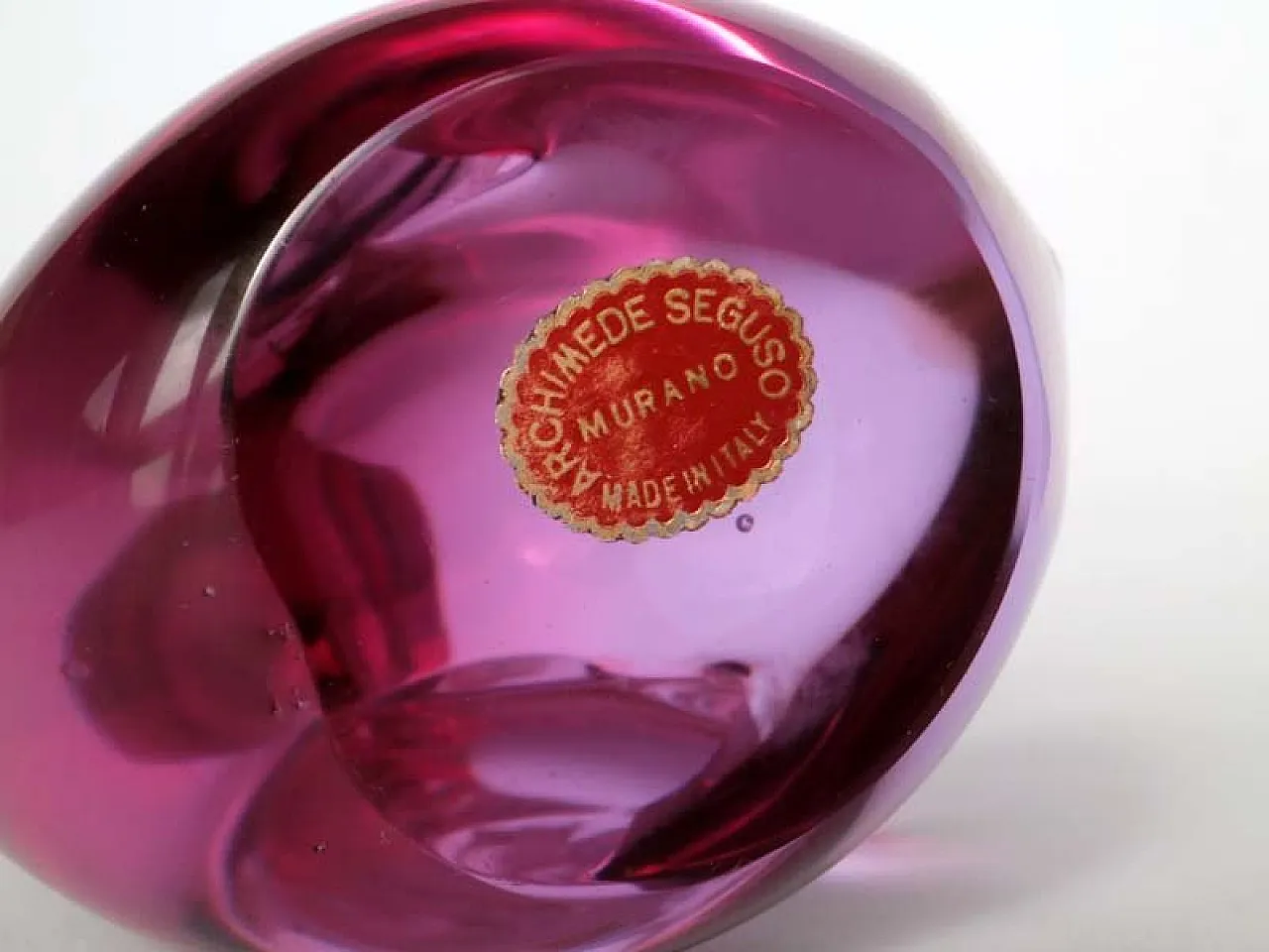 Scultura Uccello in vetro di Murano di Archimede Seguso, anni '50 4