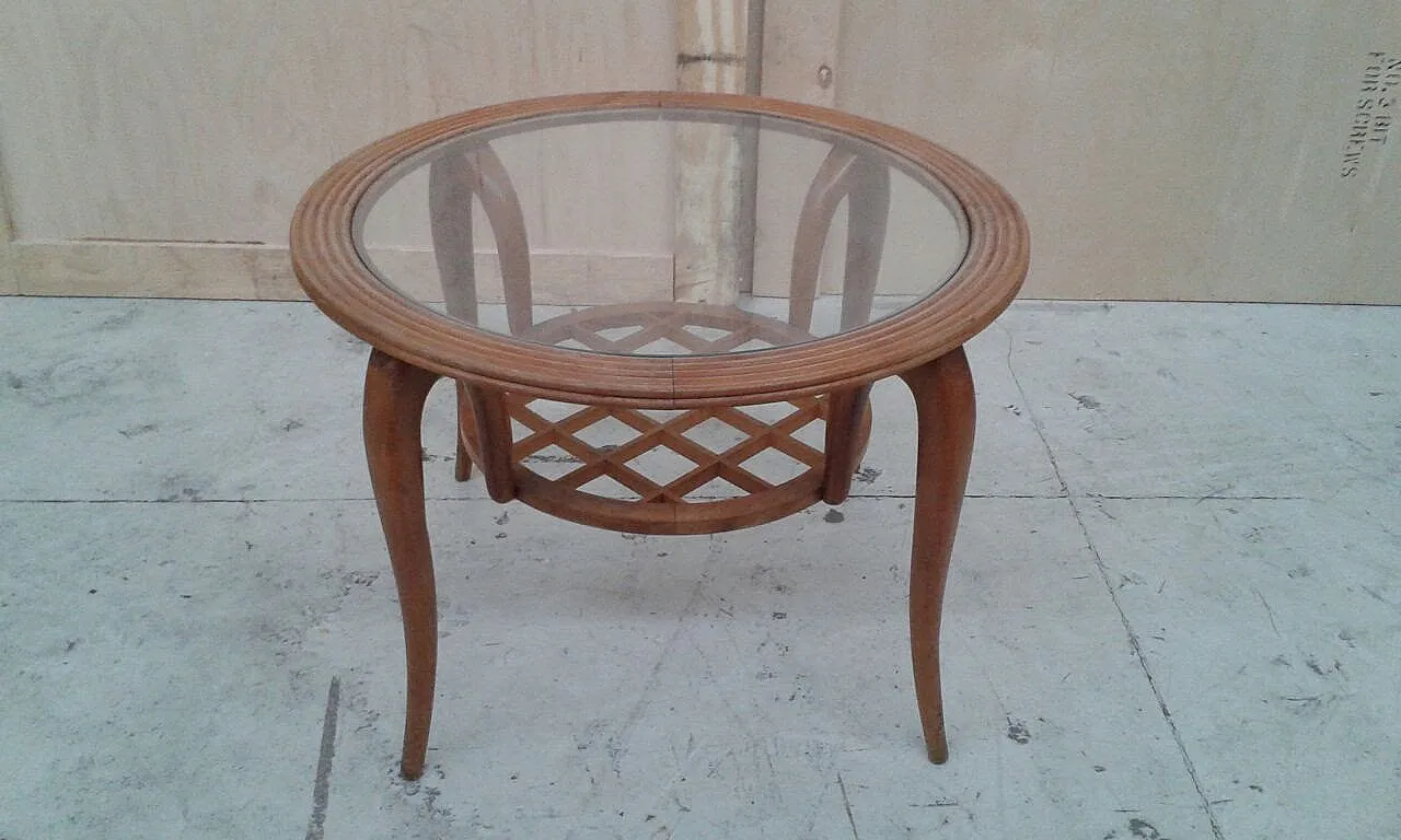 Tavolino da caffé tondo, anni '60 1