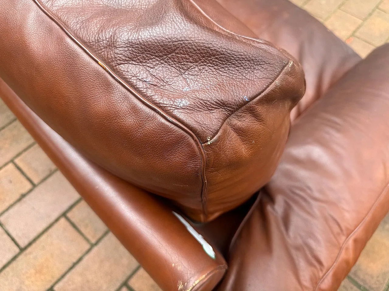 Petronio Sofa by Tito Agnoli for Poltrona Frau, 1970s 2