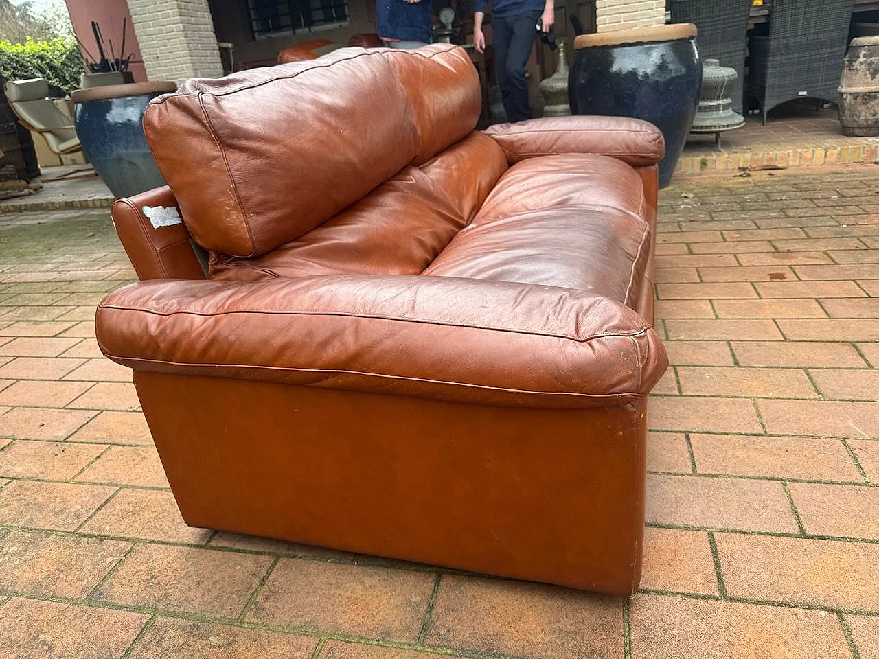 Petronio Sofa by Tito Agnoli for Poltrona Frau, 1970s 4