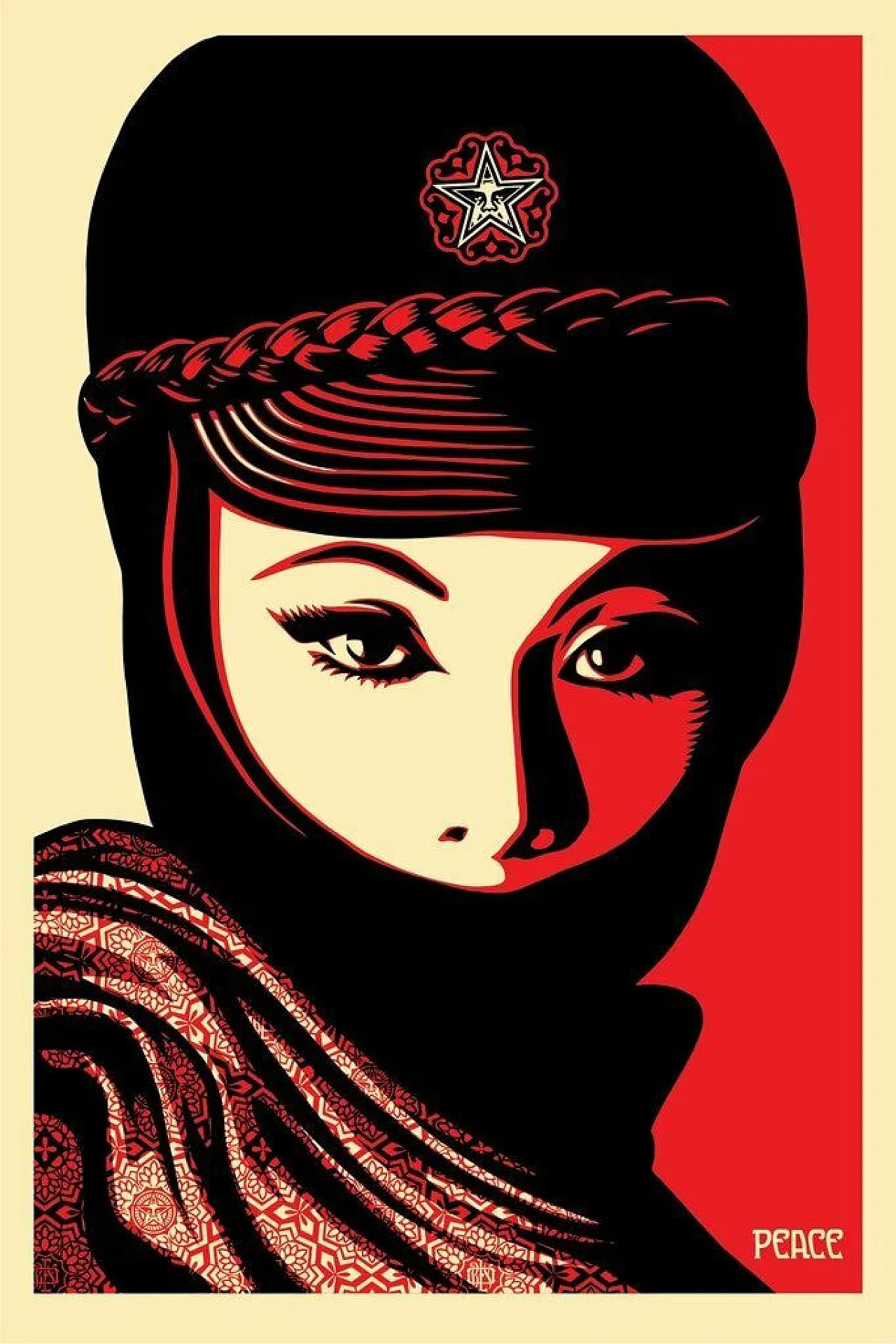Shepard Fairey, MUJER FATALE, litografia offset su carta spessa, 2021 1
