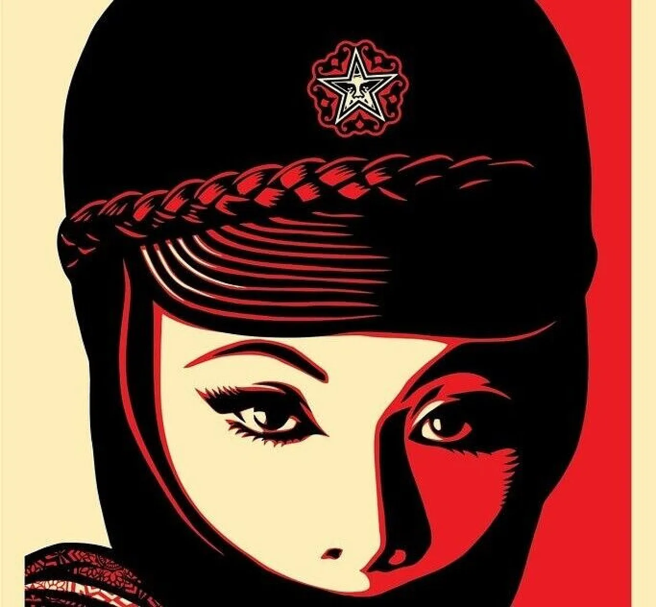 Shepard Fairey, MUJER FATALE, litografia offset su carta spessa, 2021 2