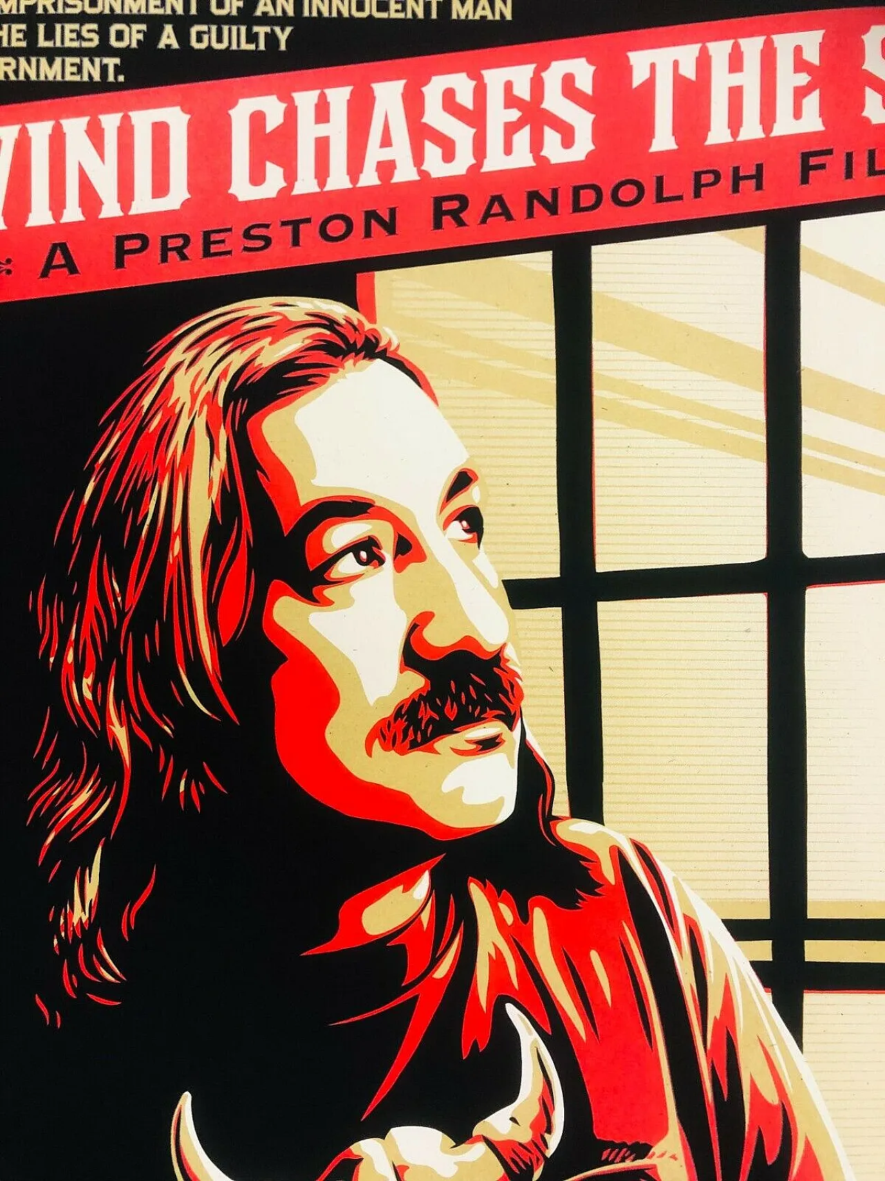 Shepard Fairey, 2014 - WIND CHASES THE SUN - Original silkscreen cm 61.3 x 46 9