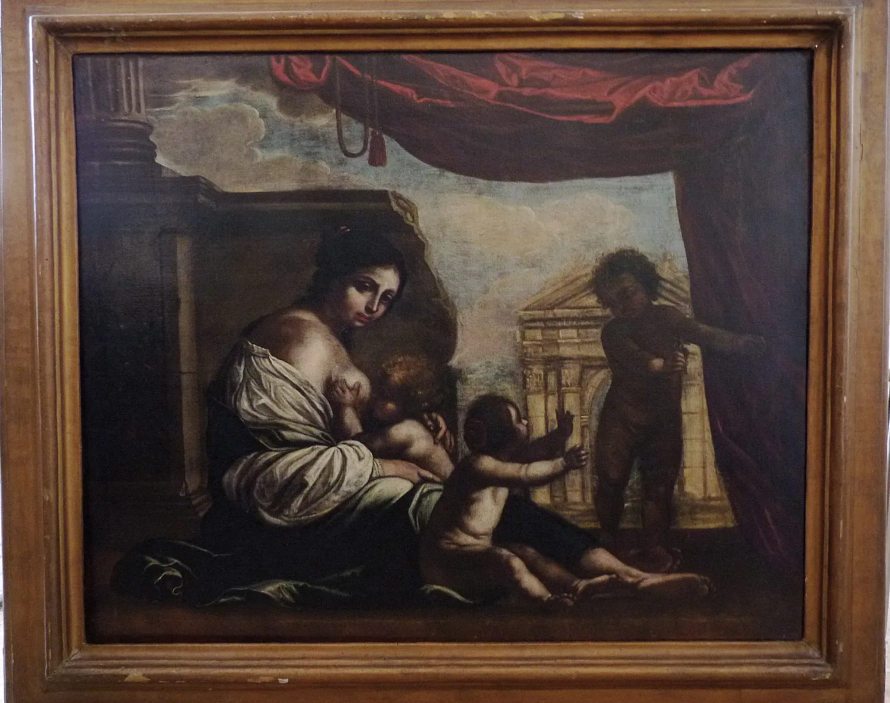 Dipinto "Carità Cristiana" Att. Francesco Furini, '600 2