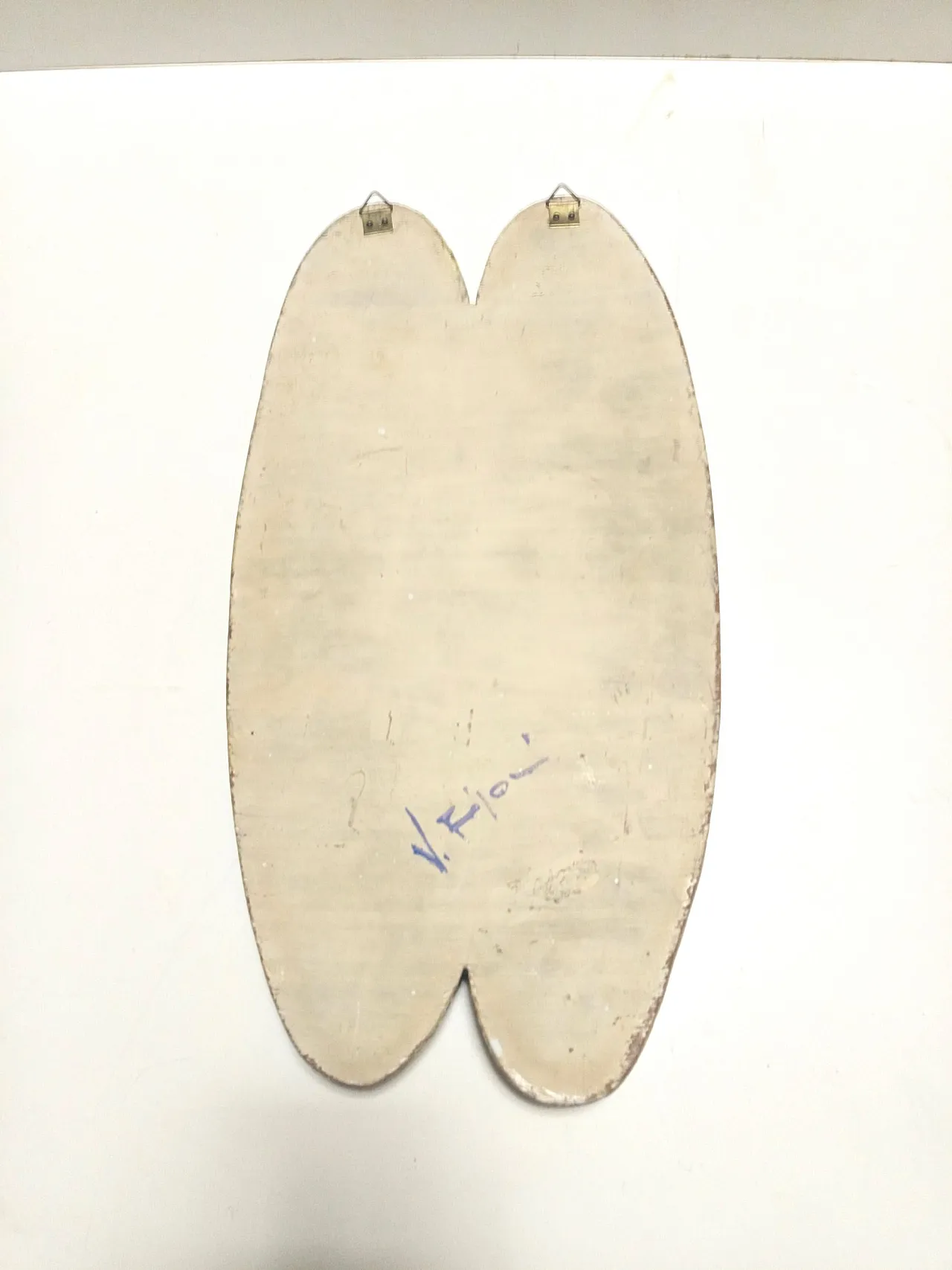 Holy Family Hand-Painted and Hand-Carved Beech Panel, 60s 3