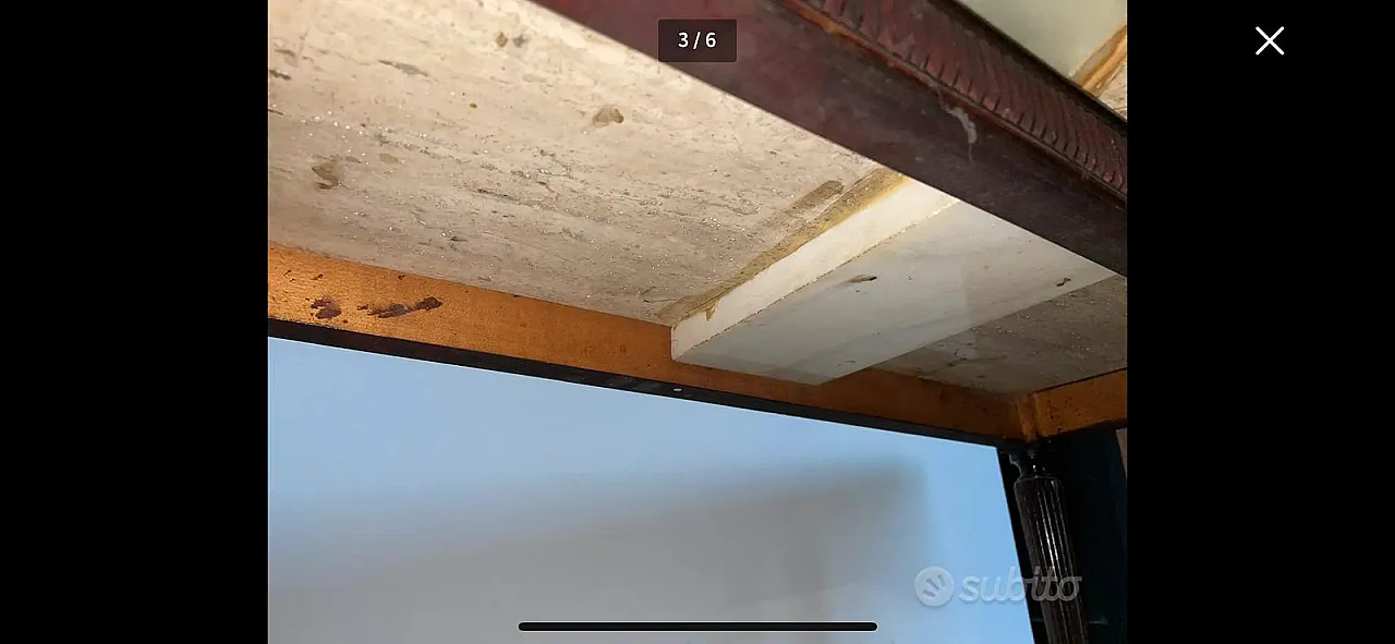 Coffe table in onix, 50s 2