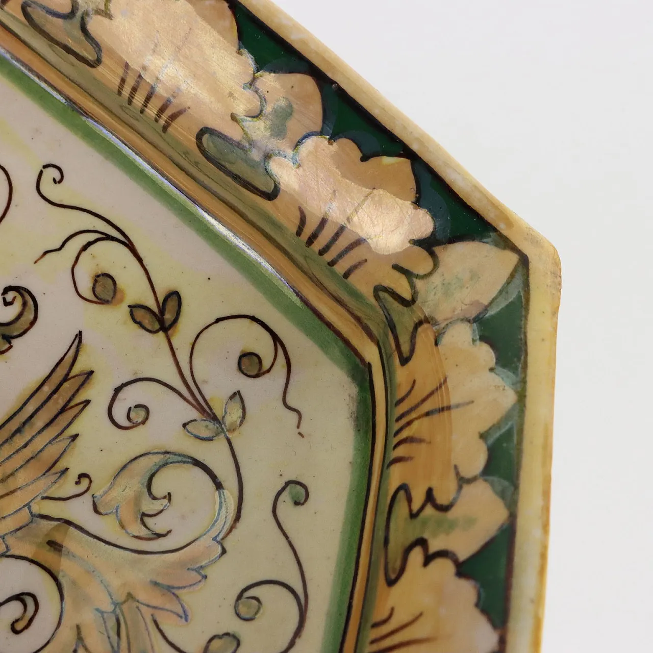 Centrotavola in maiolica, Manifattura Robbia Gualdo Tadino, '900 5