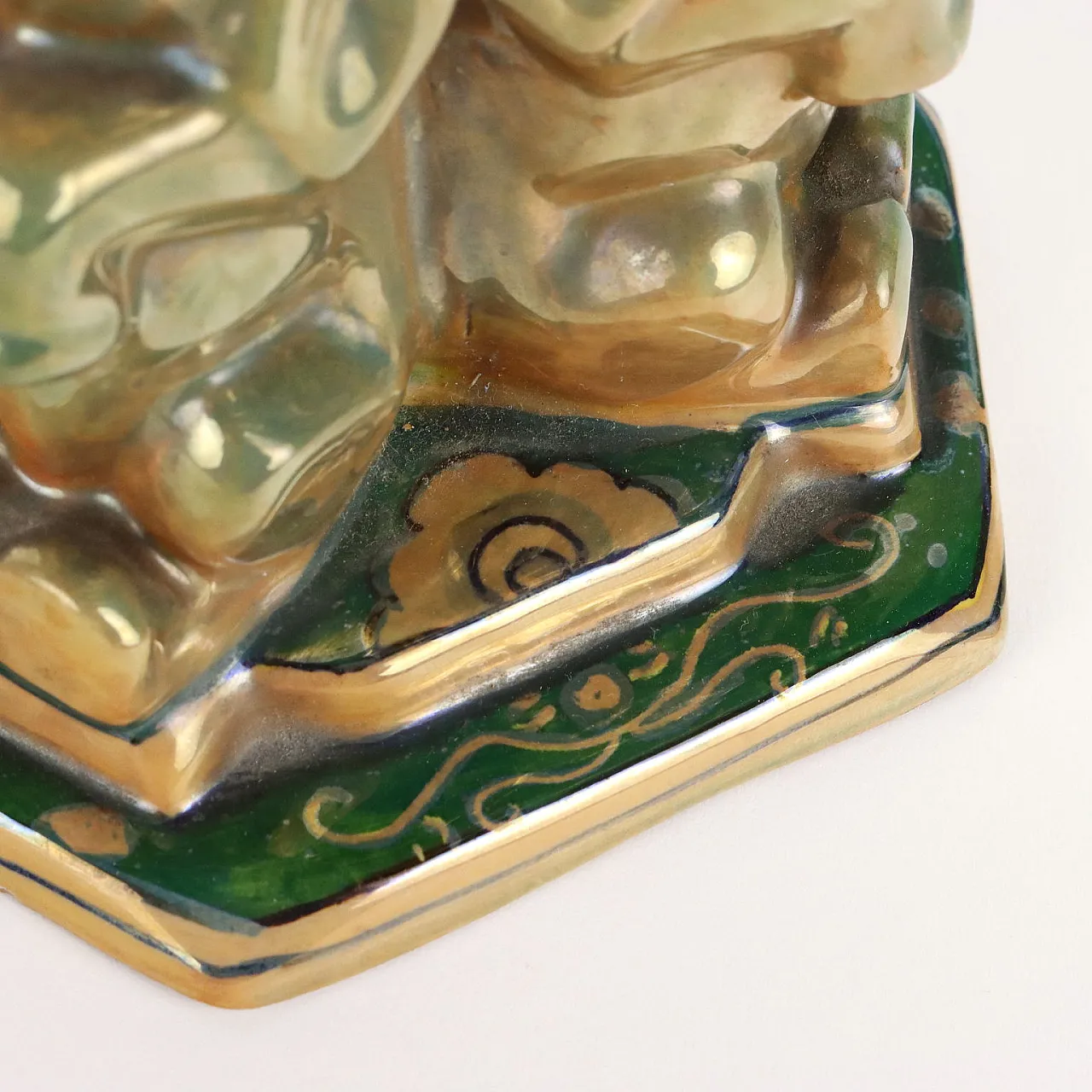 Centrotavola in maiolica, Manifattura Robbia Gualdo Tadino, '900 8