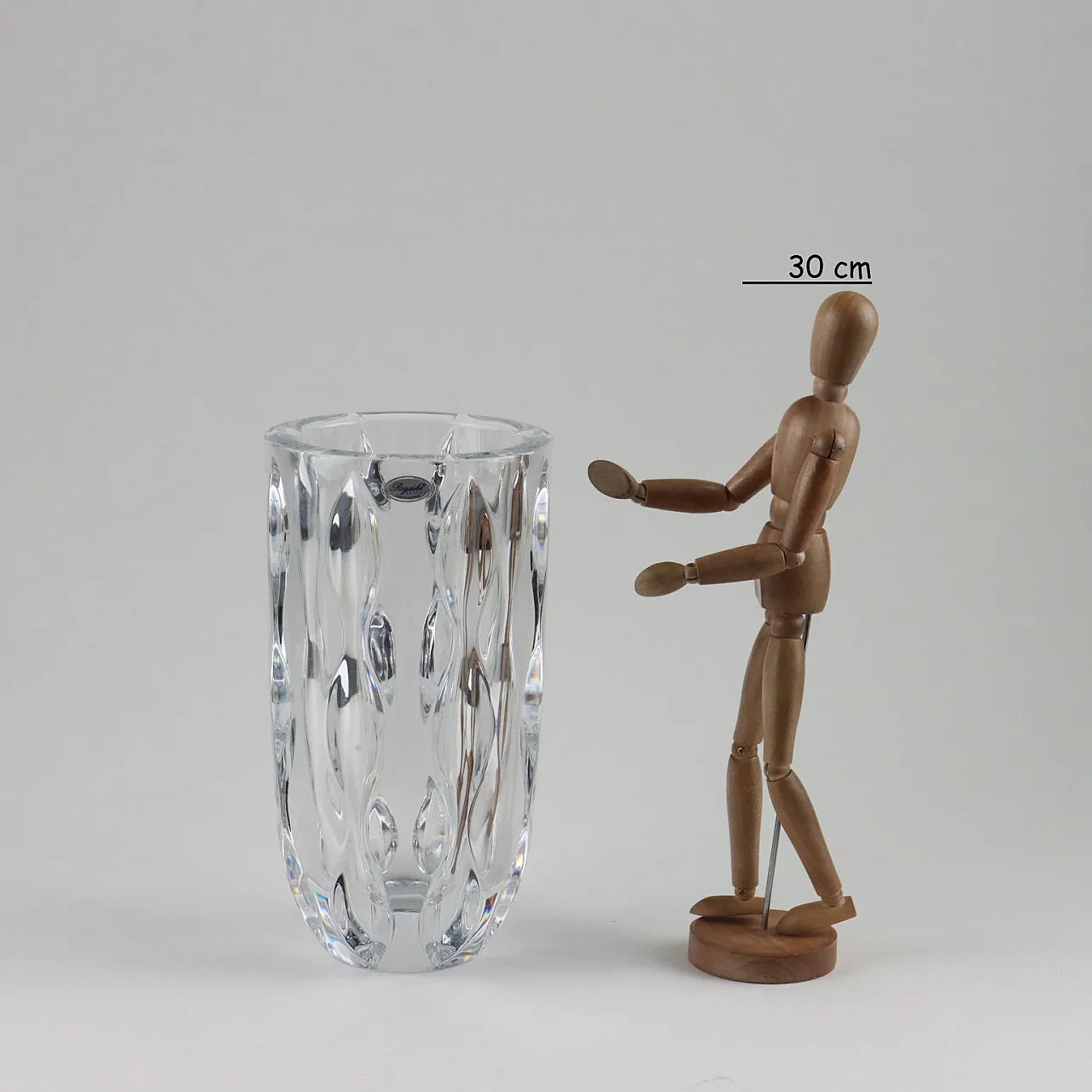 Rogaska crystal vase, 20th century 2