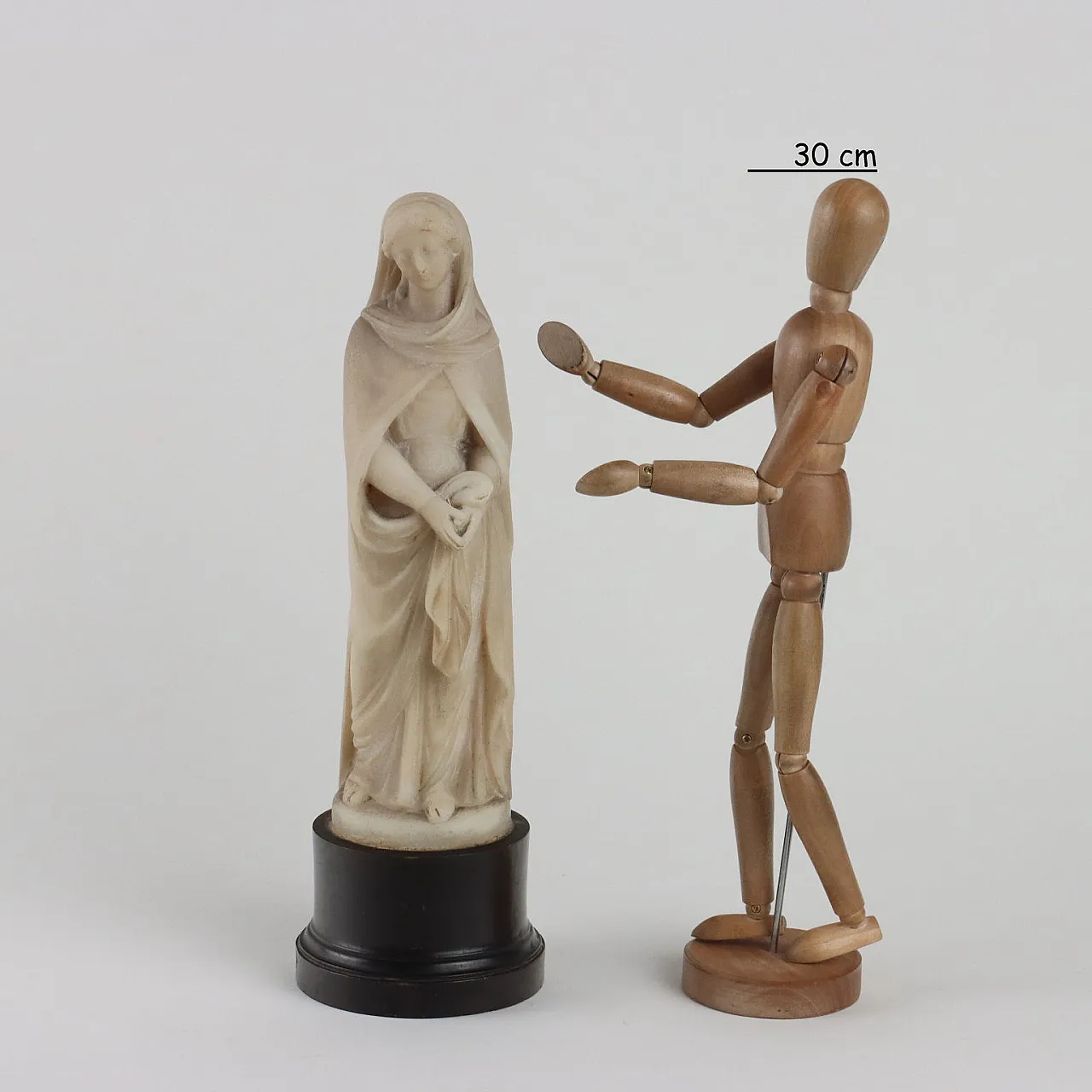 Madonna, scultura in marmo bianco, '800 2