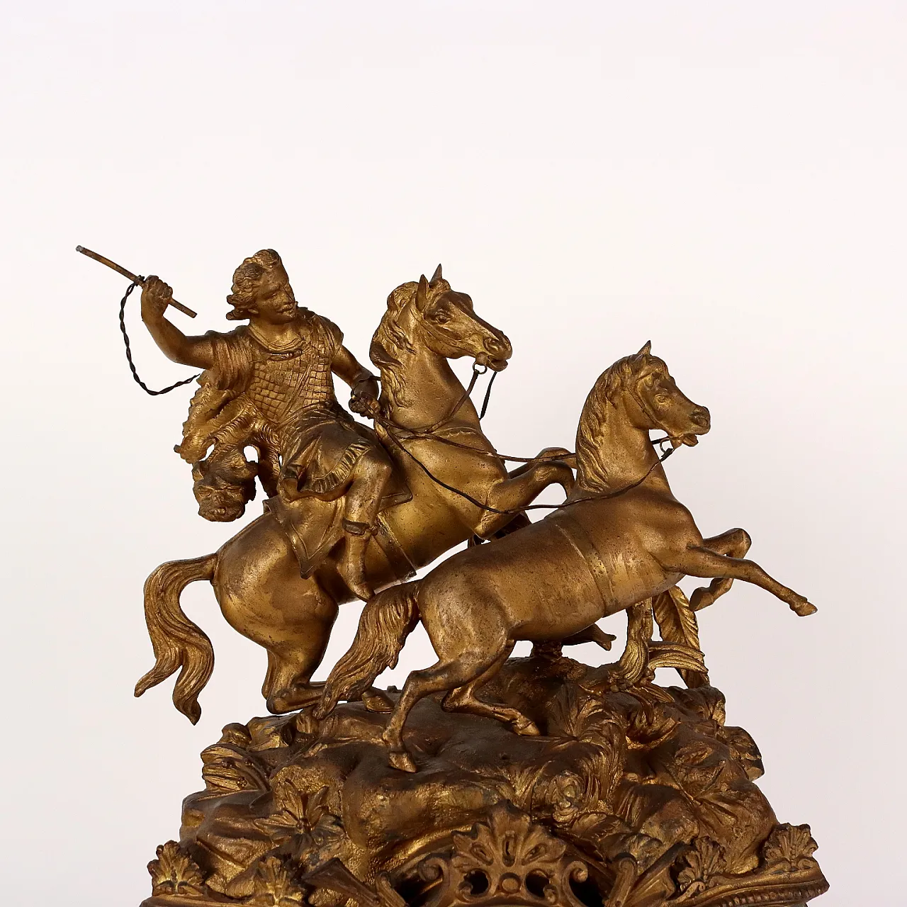 Brunfaut mantel clock, early 20th century 4