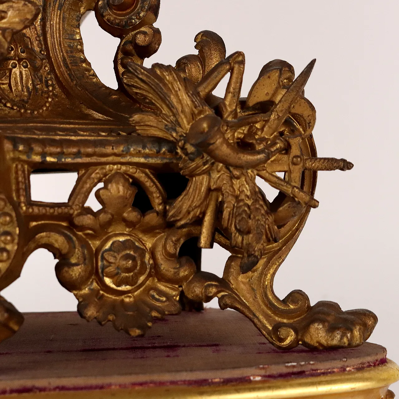 Brunfaut mantel clock, early 20th century 6