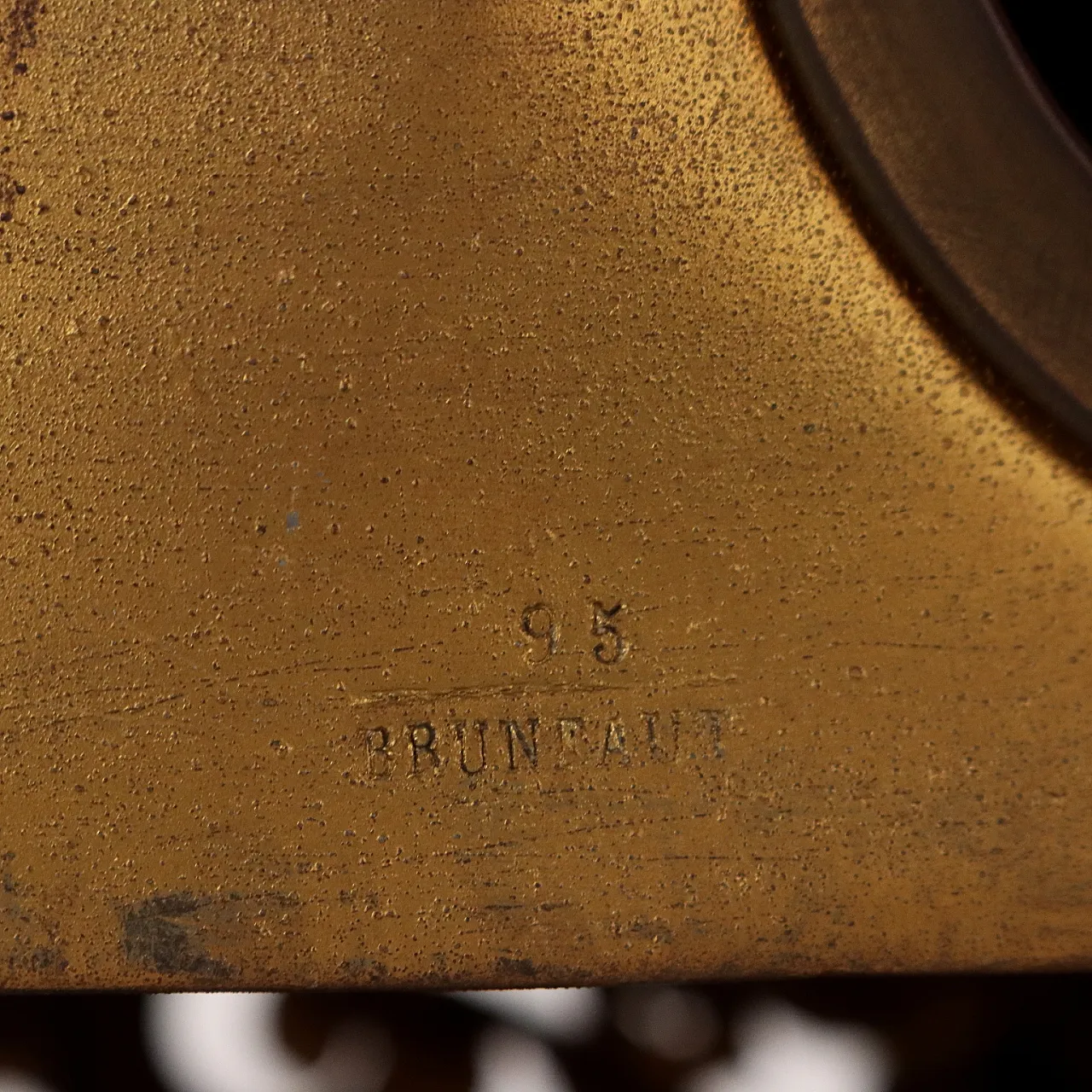 Brunfaut mantel clock, early 20th century 7