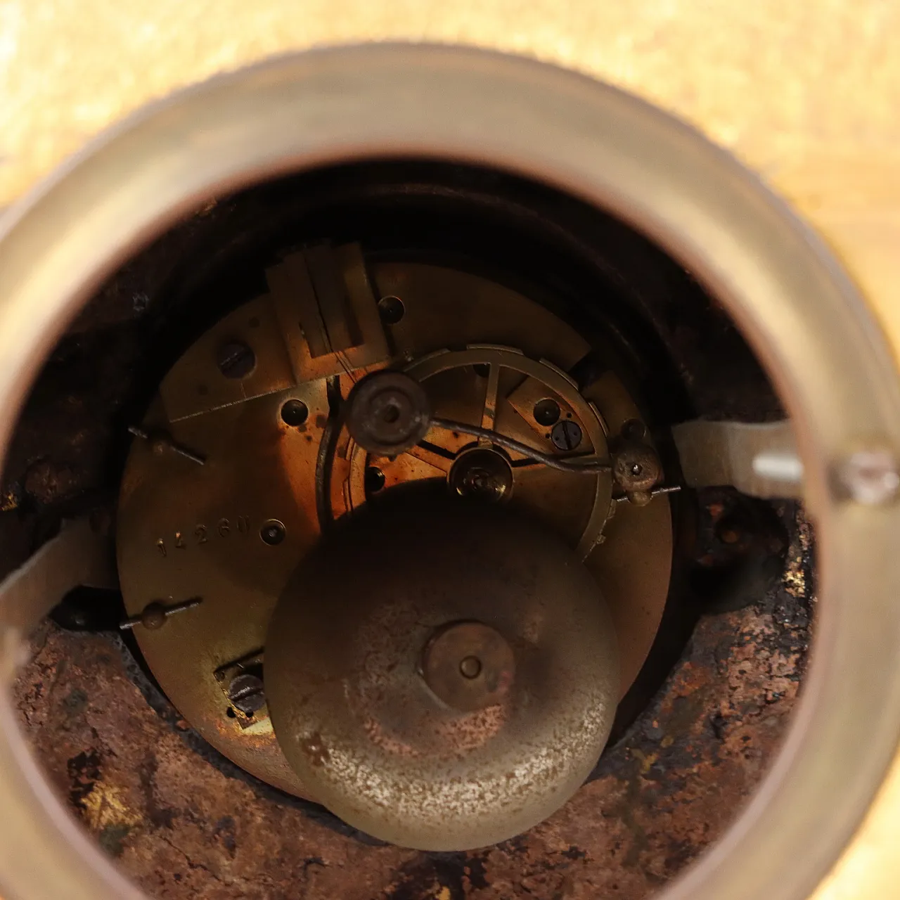 Brunfaut mantel clock, early 20th century 8