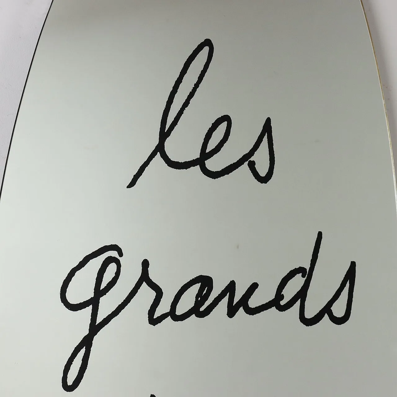 Specchio Les Grands Trans-Parents di Man Ray per Cassina, anni '80 3