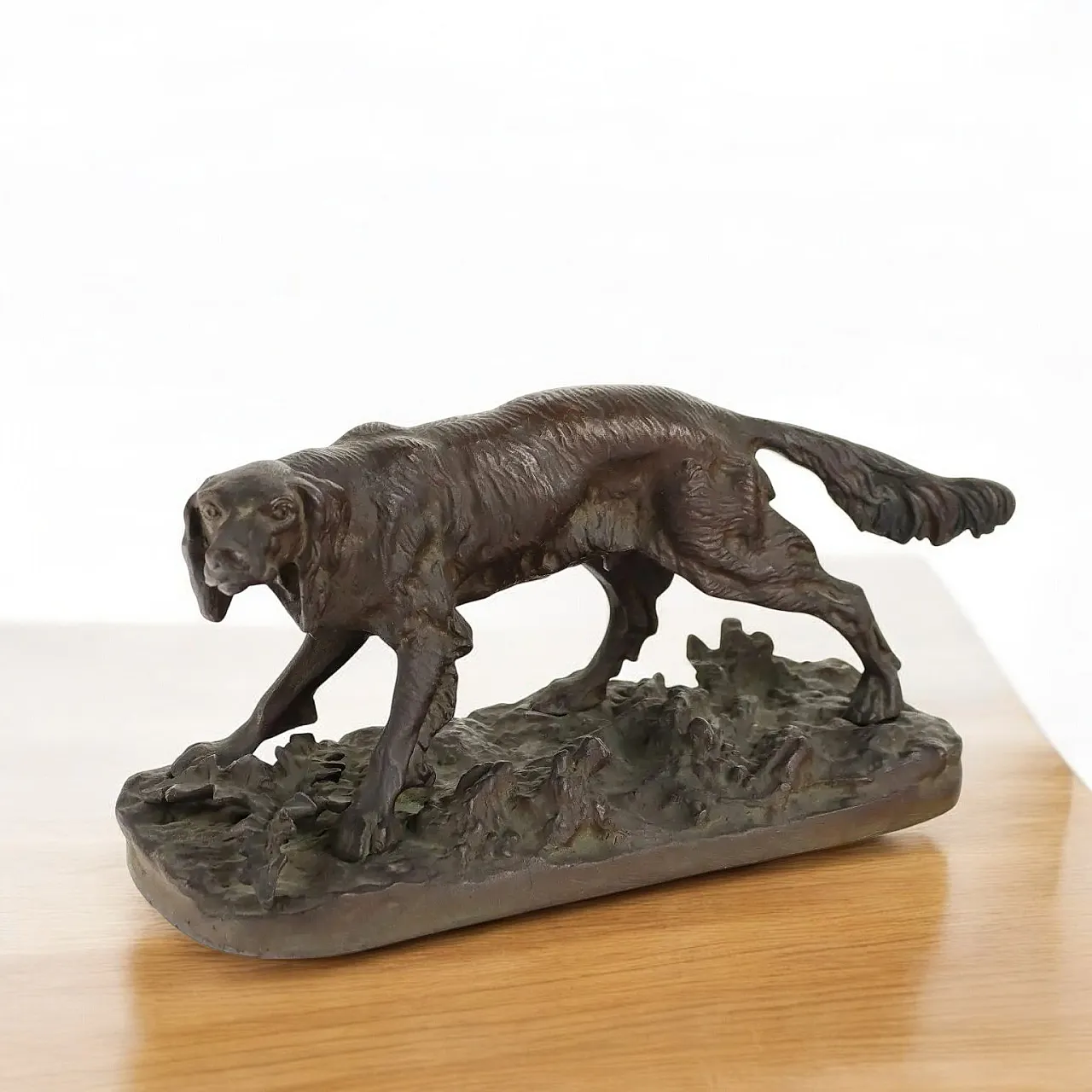 Posthumous copy of bronze dog by P. J. Mene, 1950s 2