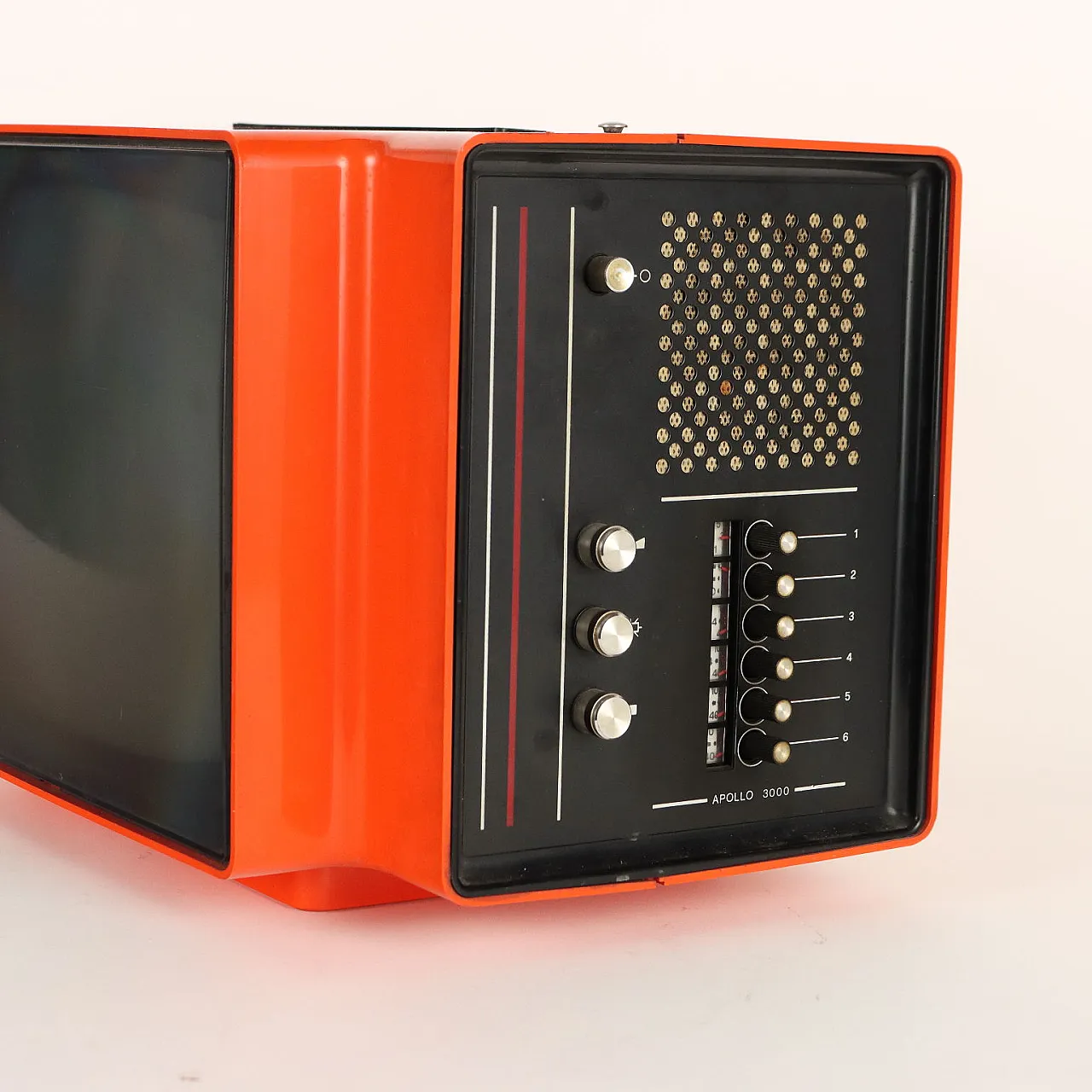 Televisione analogica TV Europhon Apollo 3000 di Adriano Rampoldi, anni '70 3