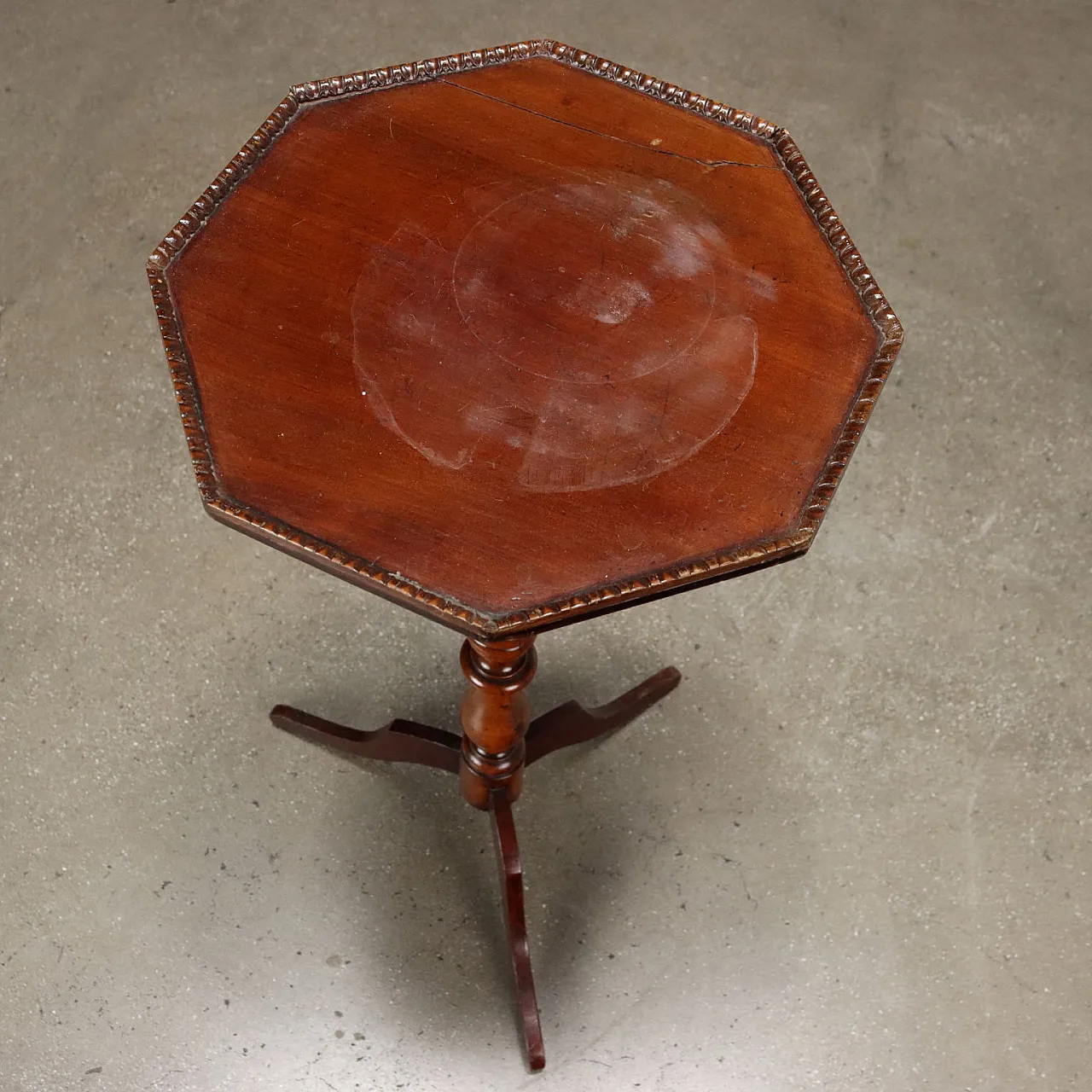 Umbertino mahogany coffee table, early 20th century 3