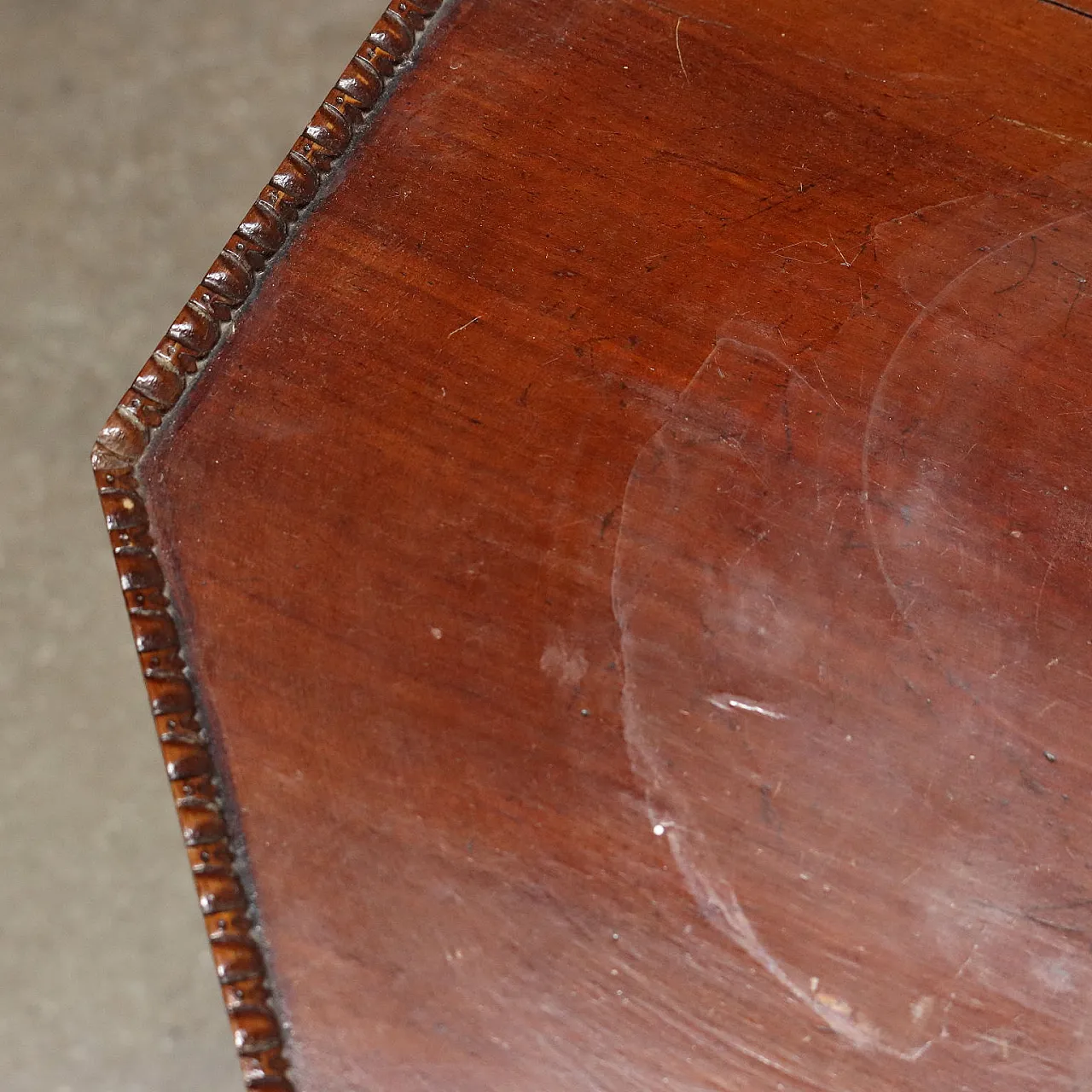Umbertino mahogany coffee table, early 20th century 5