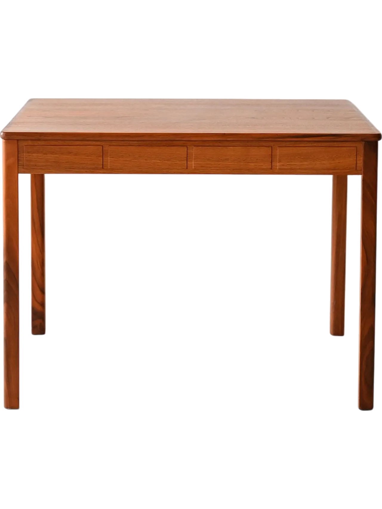 Scandinavian coffee table in teak with carved edge, 60s 8