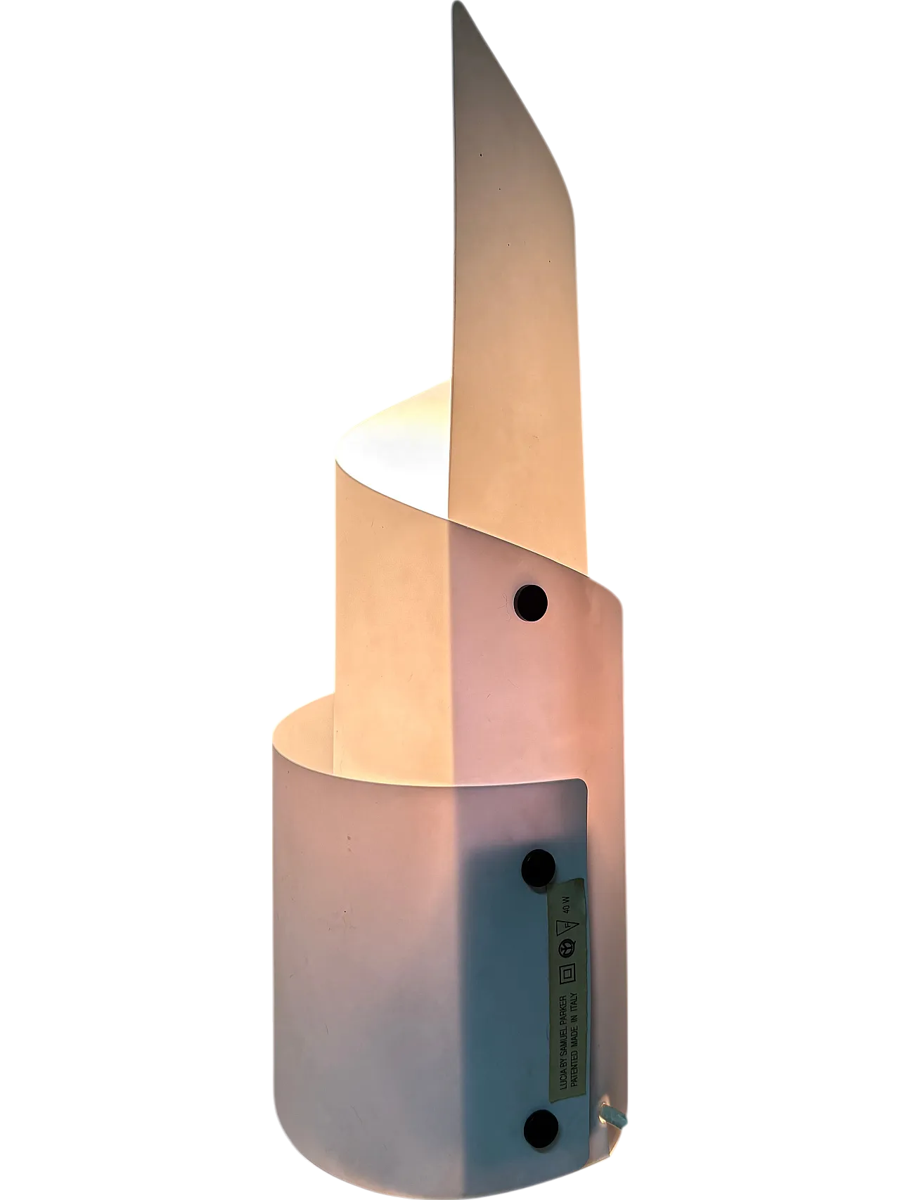 Lampada parker slamp, anni '70 7