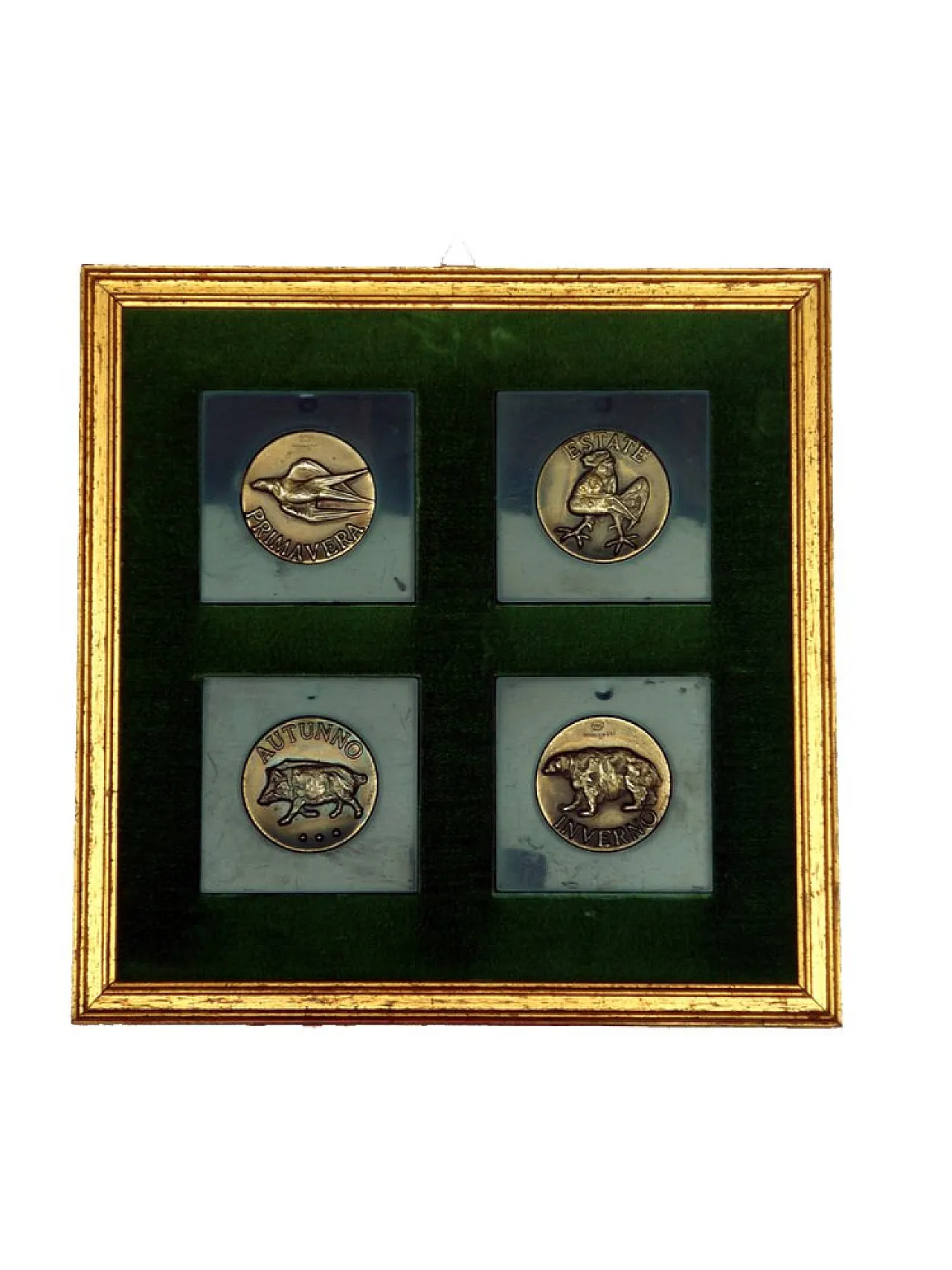 4 Medaglie in bronzo di Luciano Minguzzi, anni '60 1