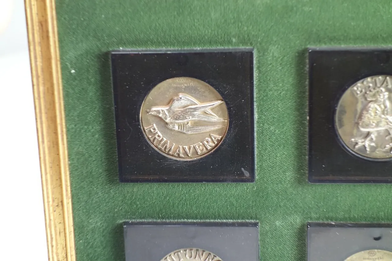 4 Medaglie in bronzo di Luciano Minguzzi, anni '60 6