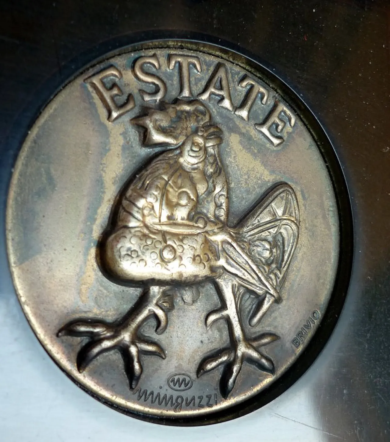 4 Medaglie in bronzo di Luciano Minguzzi, anni '60 12