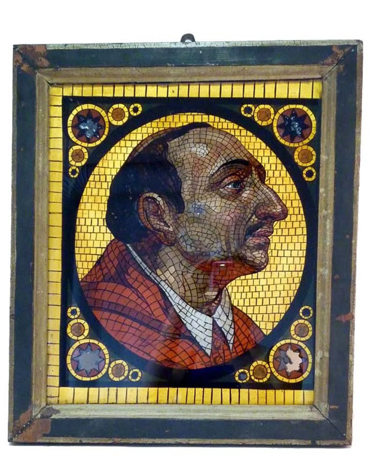 Pittura antica religiosa su vetro, '800 1