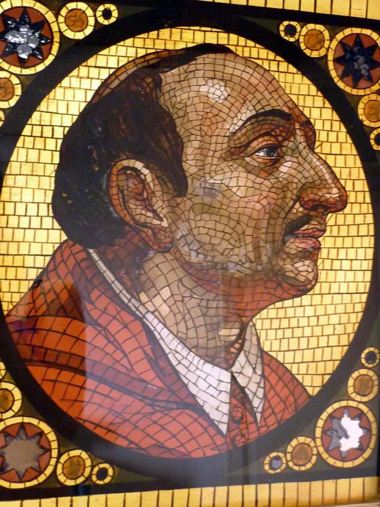 Pittura antica religiosa su vetro, '800 2