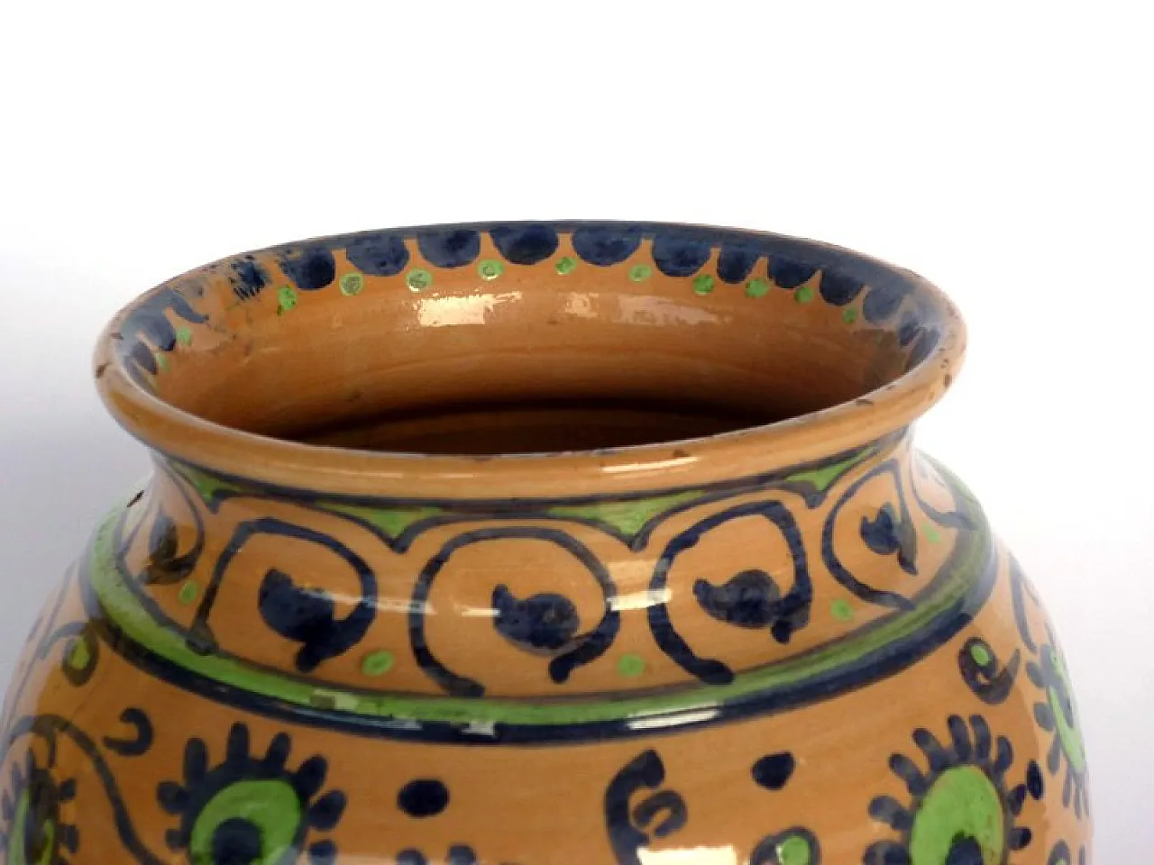 Vaso in ceramica di Cassandrini, anni '20 3