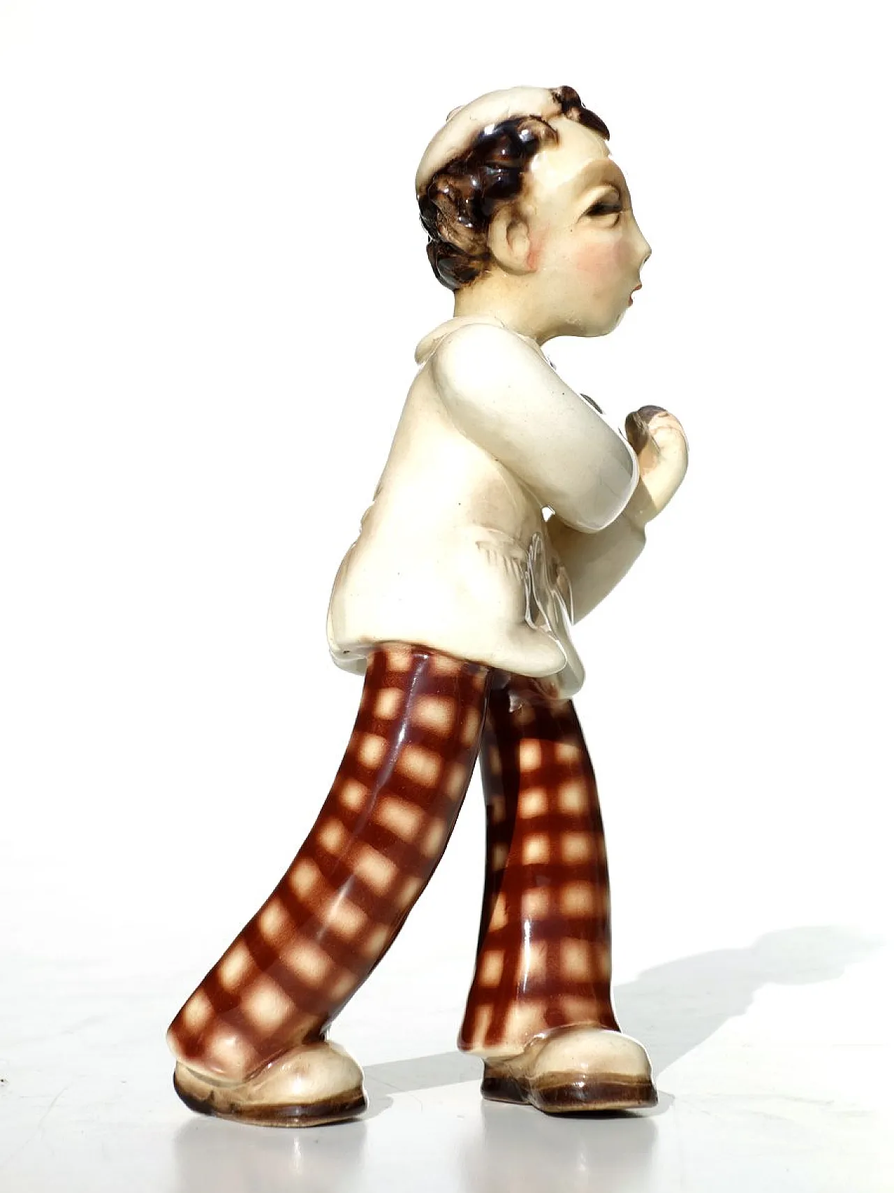 Figurina in ceramica di Leopold Anzengruber per Carraresi & Lucchesi, anni '20 3