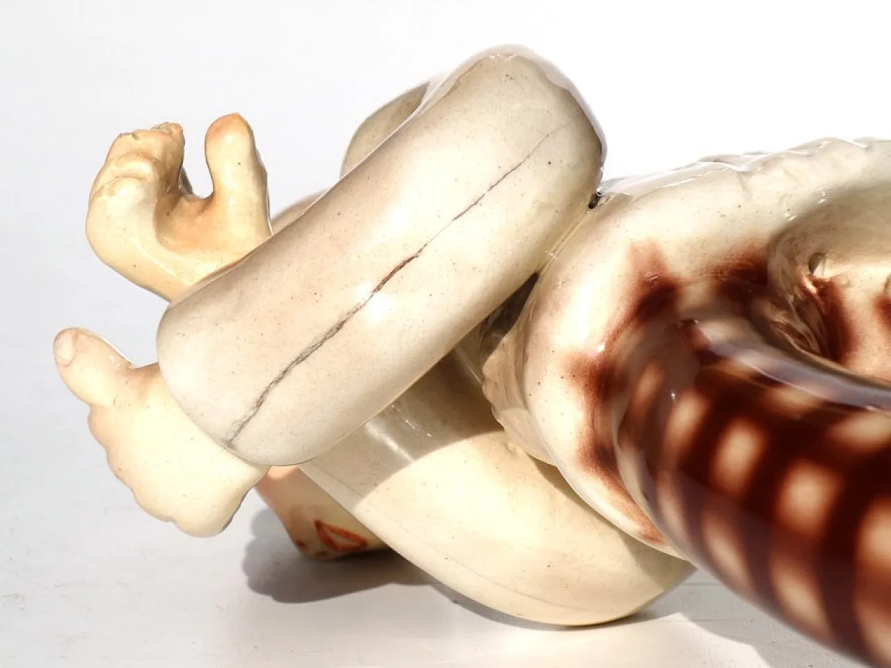 Figurina in ceramica di Leopold Anzengruber per Carraresi & Lucchesi, anni '20 8