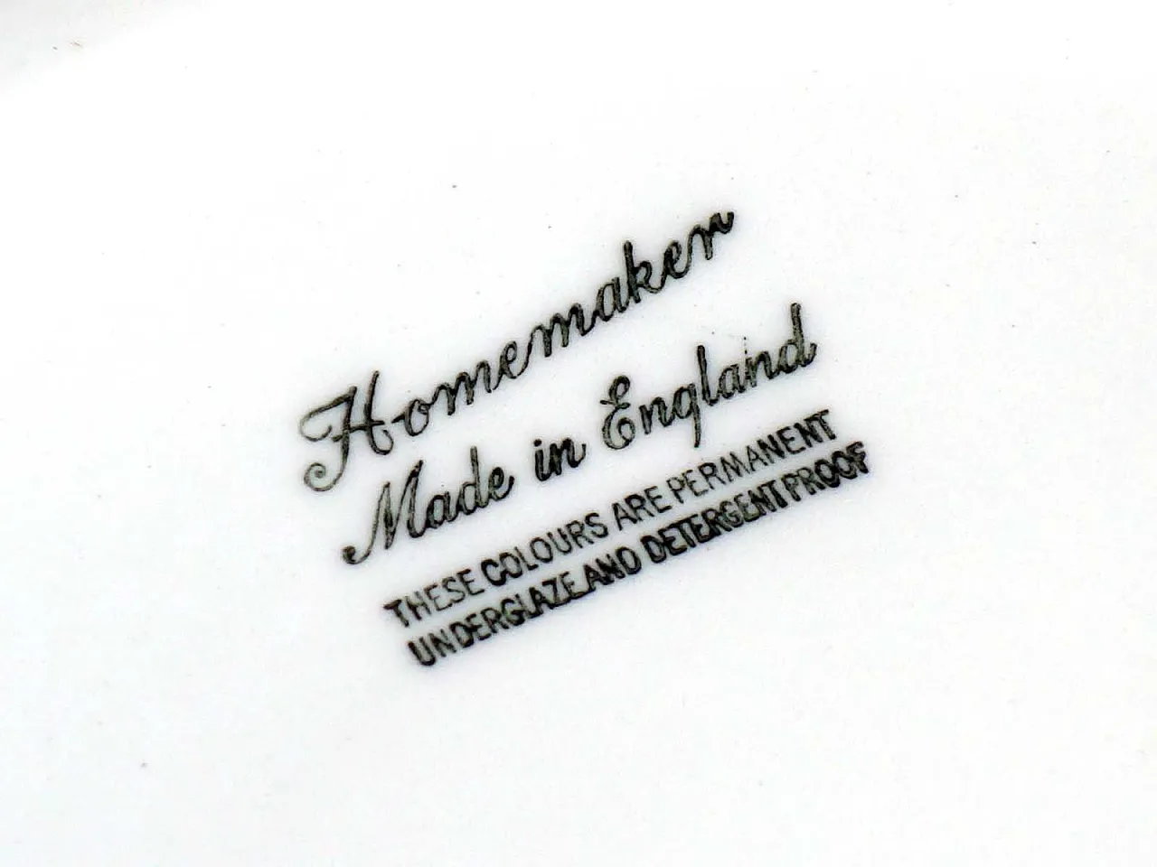 Piatto Mid-Century in ceramica di Homemaker, anni '50 4