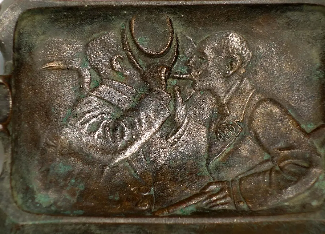 Posacenere in bronzo, inizio '900 2