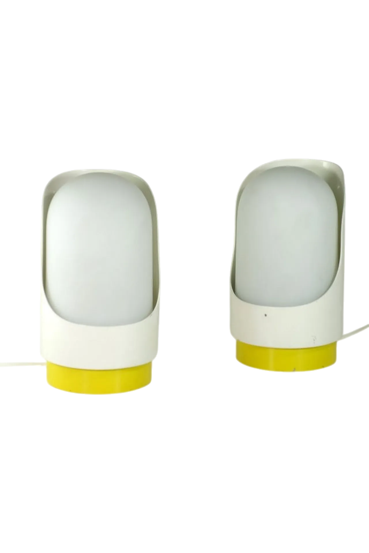 Coppia di lampade da tavolo di Valenti Luce, anni '70 10