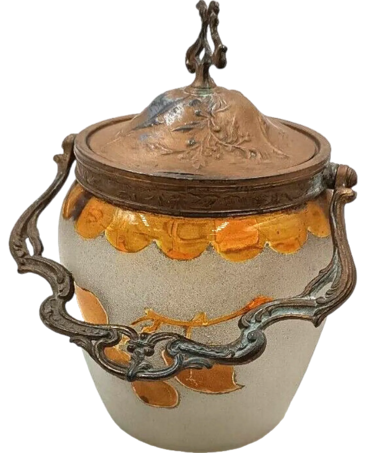 Liberty glass cookie holder vase, early 20th century 9