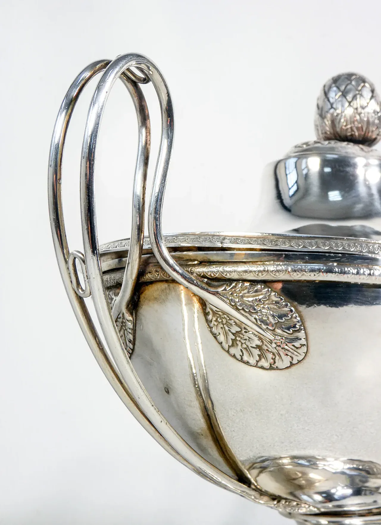 Zuppiera con vassoio in Old Sheffield, primo '800 12