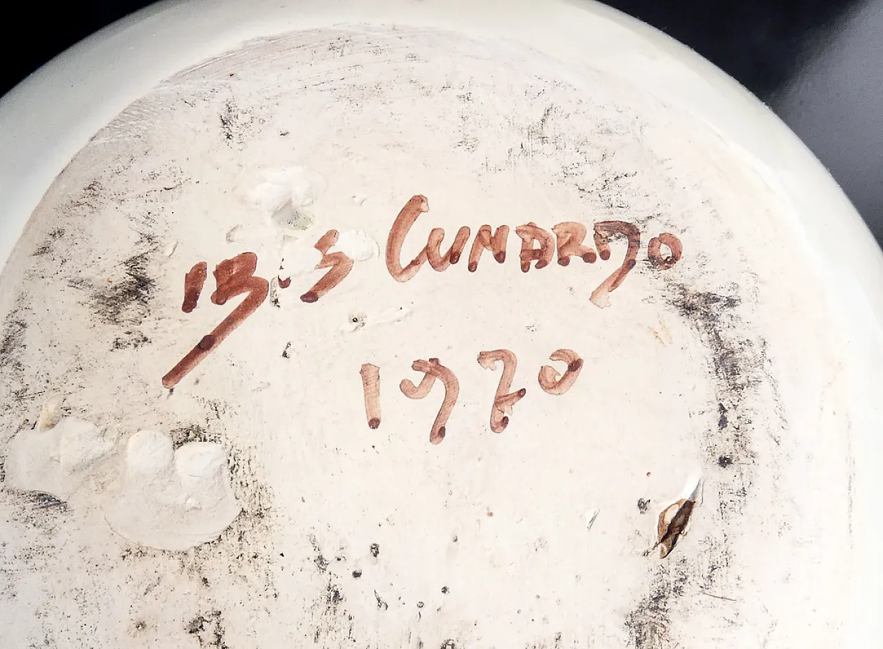 Vaso, scultura in ceramica di Cunardo, anni '70 10