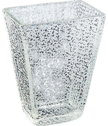 Vaso in vetro acidato, anni '60