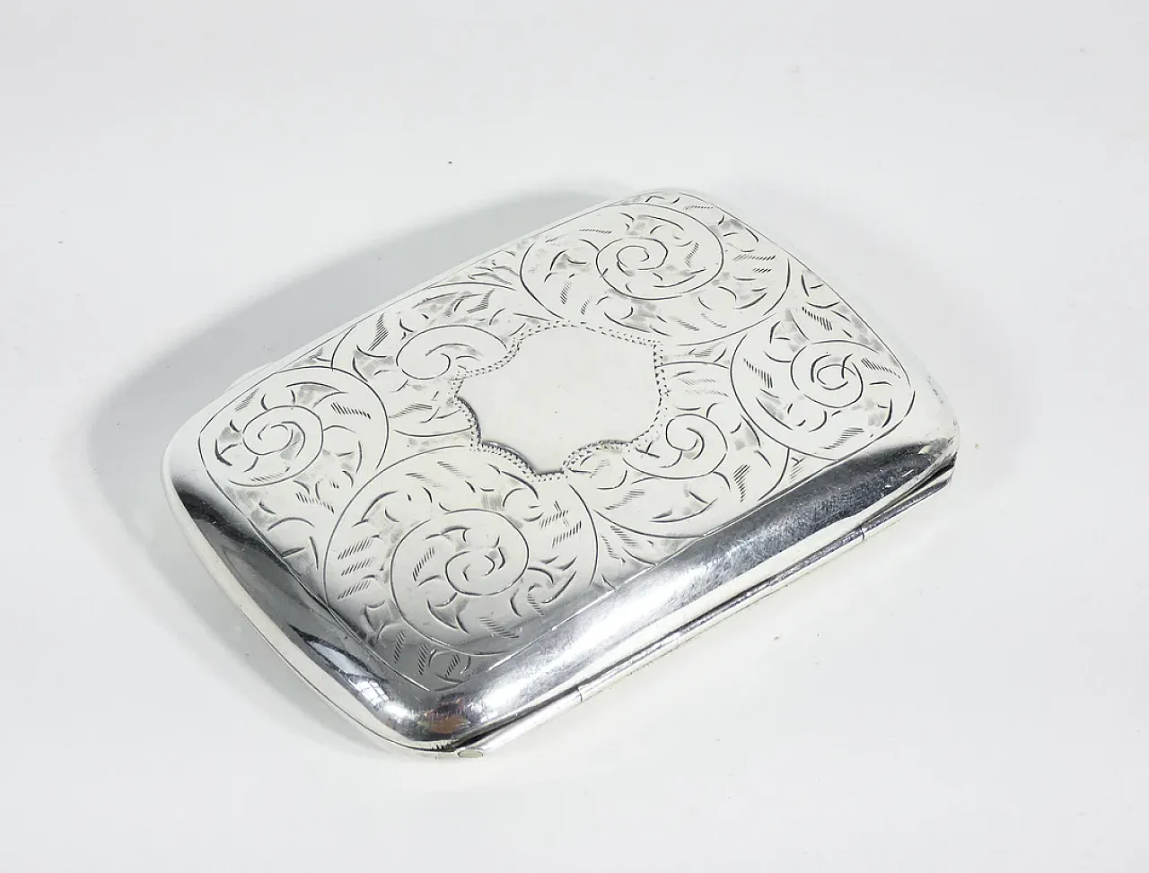 Cigarette case in silver, 1920s 4